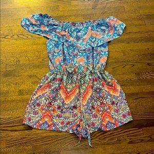 Bebop coral romper